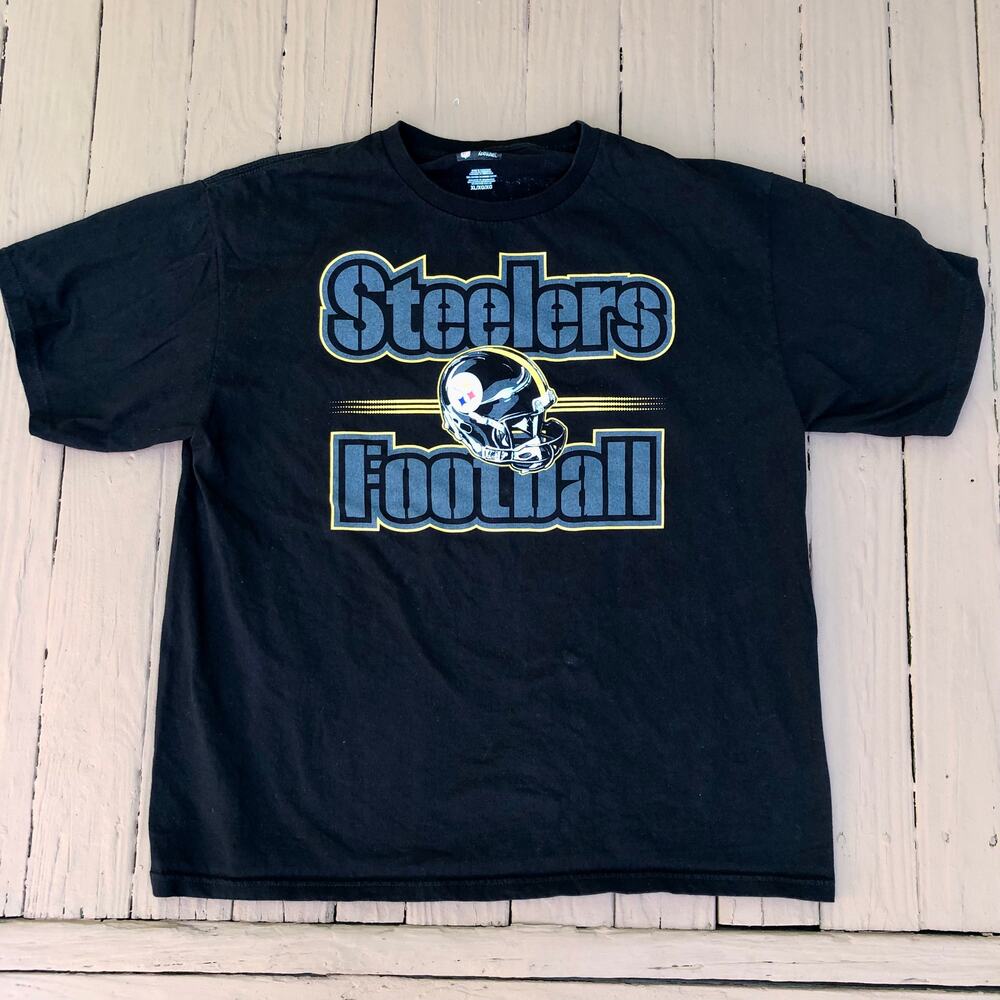 NEW Pittsburgh Steelers Black "Steelers Wave That Towel” Men’s XL T-Shirt